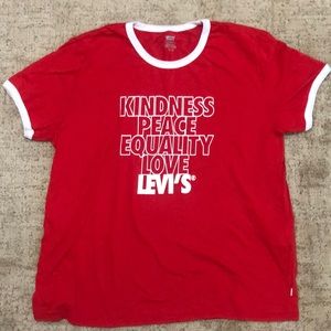 Levi T-shirt red size XL